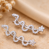 Floral Wave Ear Climbers