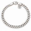 Classic Cuban Link X Silver Bracelet